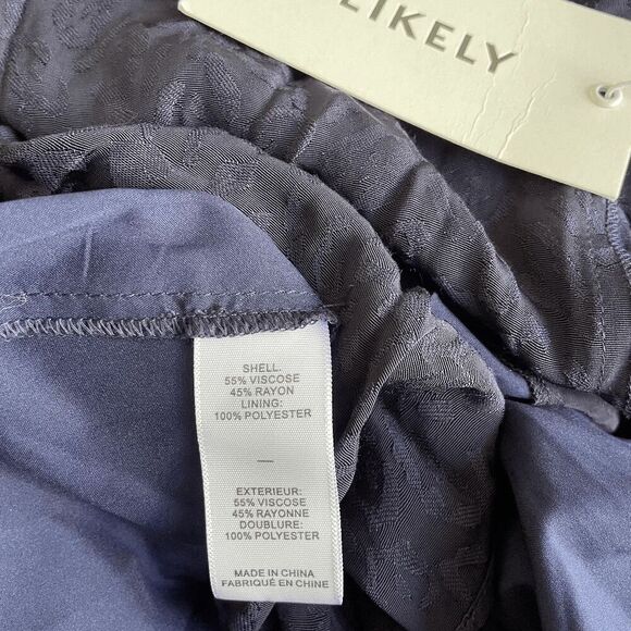 NWT LIKELY Charlotte Dress in Navy Women's 10​​​ - Picture 7 of 7